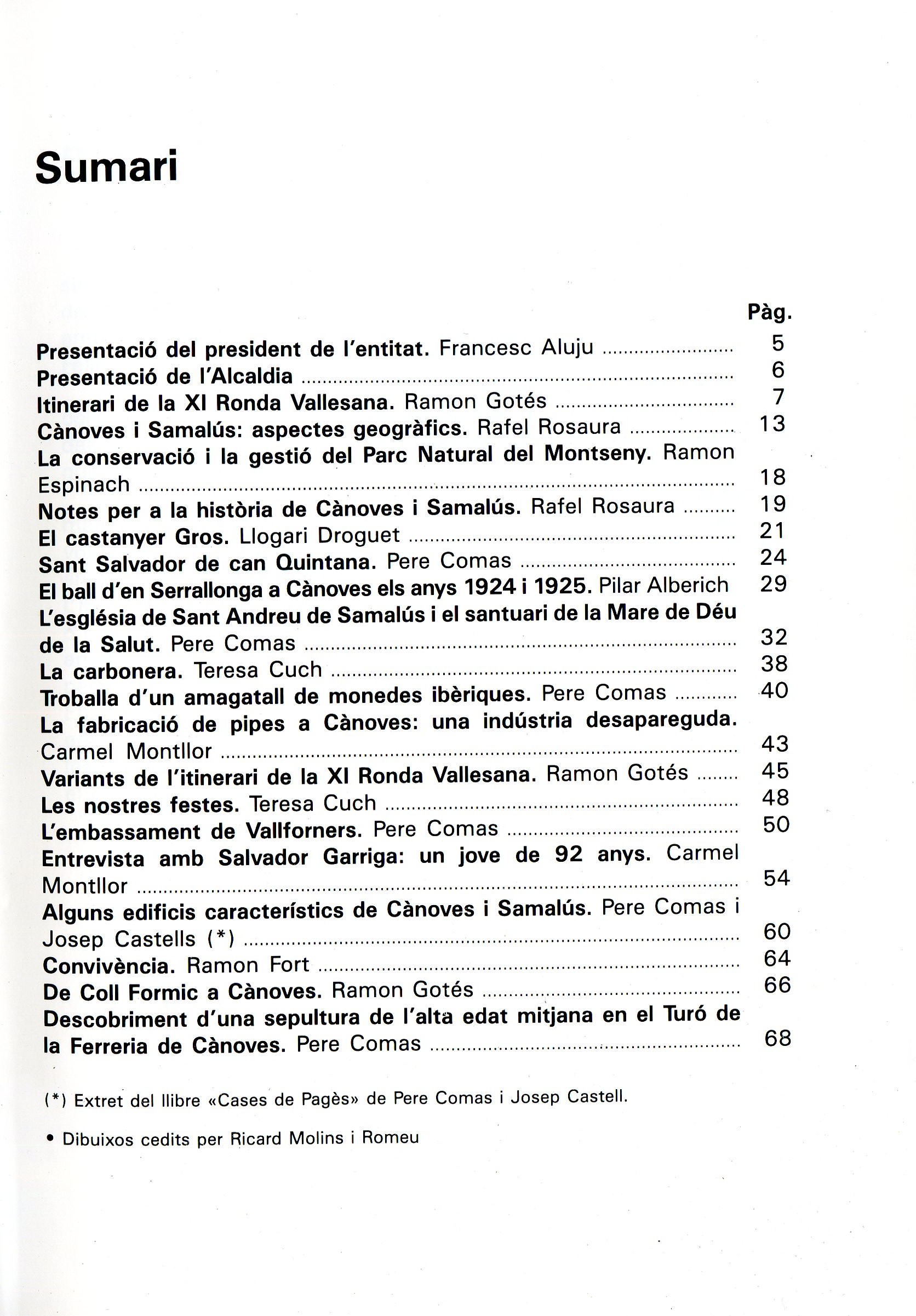 XI Ronda Vallesana : Cànovas i Samalús : 7 d'octubre de 1990 - Miniatura 2